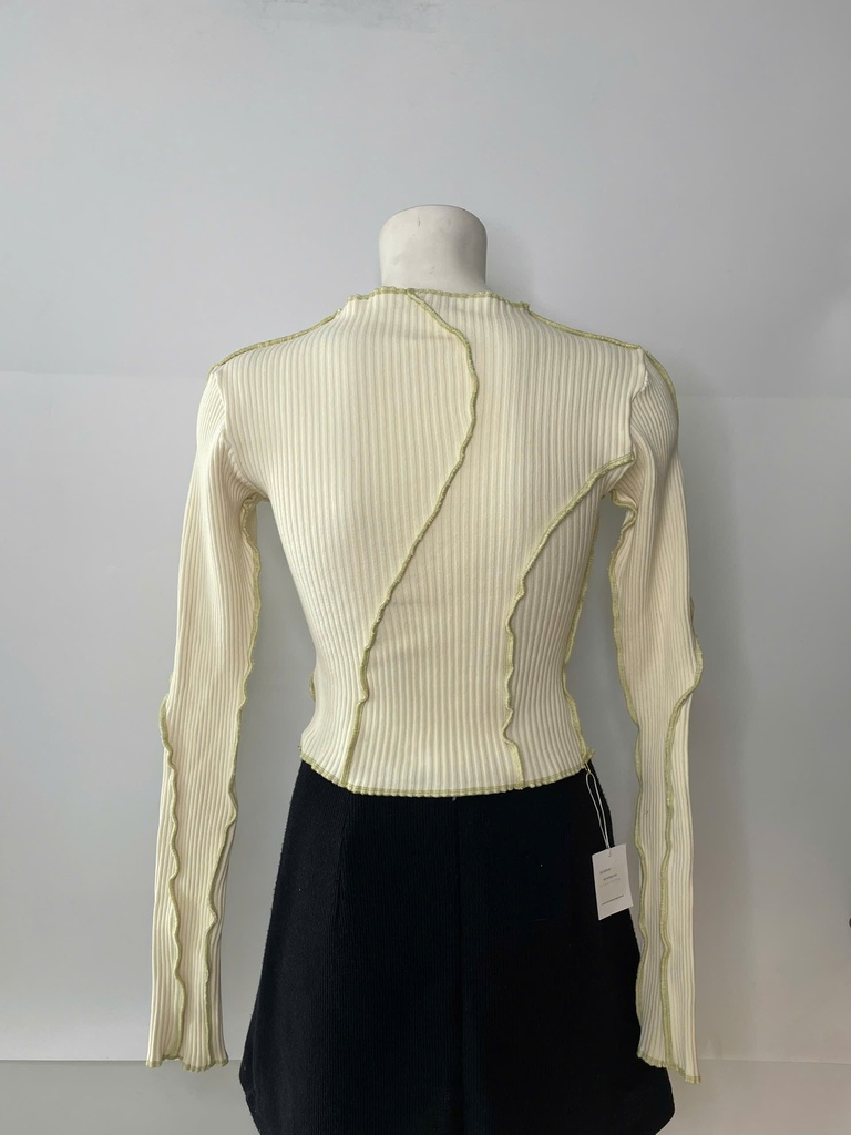 KERNE.MILK-LONG SLEEVES TOP