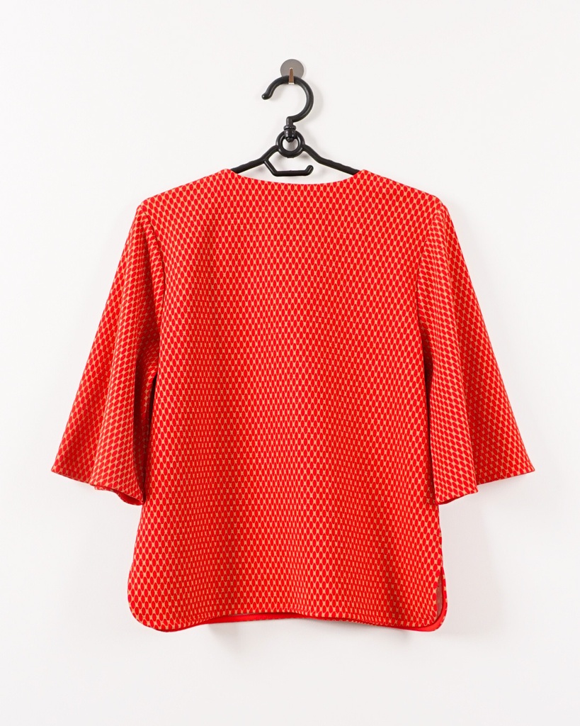 ANN TAYLOR PETITE-SHORT SLEEVES TOP