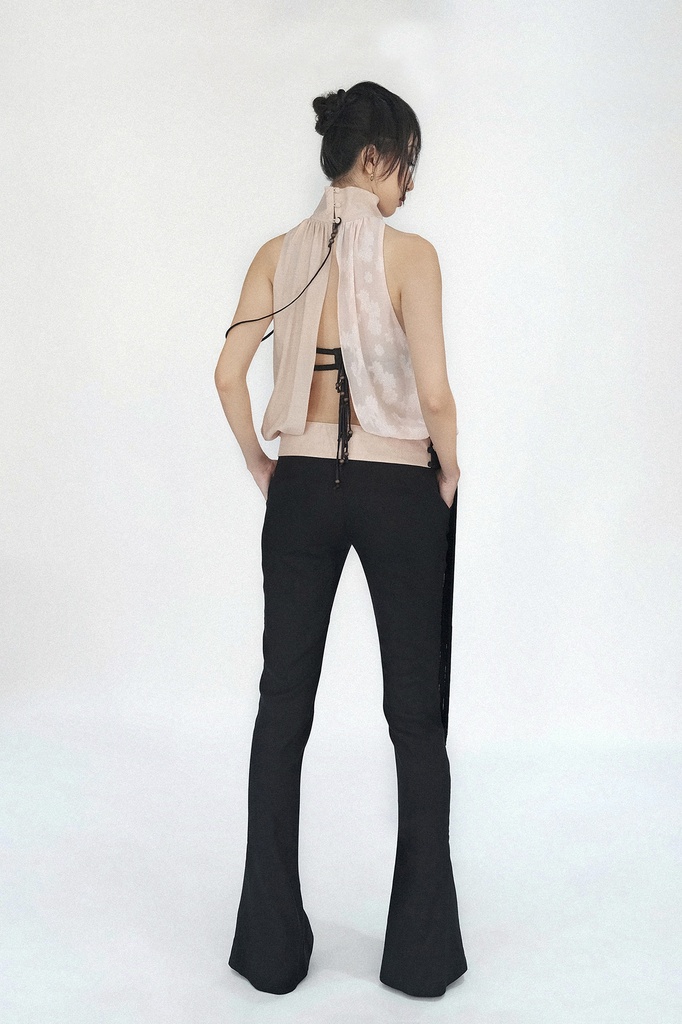 KHAAR.WORLD-FLARE PANTS