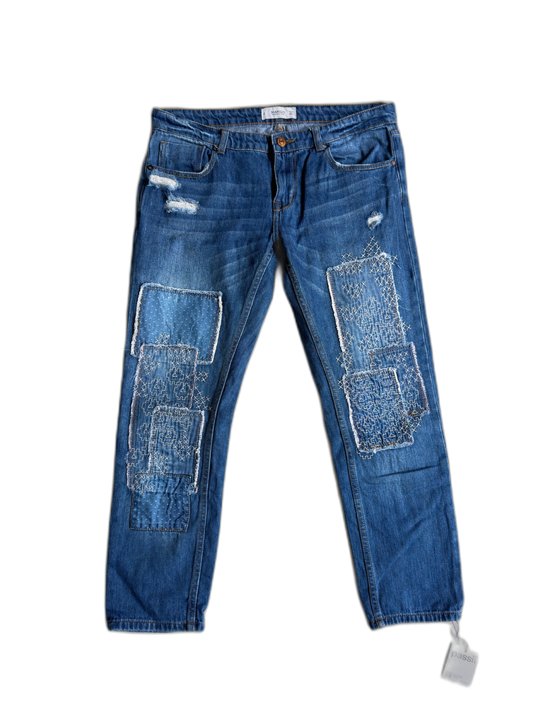 MANGO-STRAIGHT-FIT JEANS