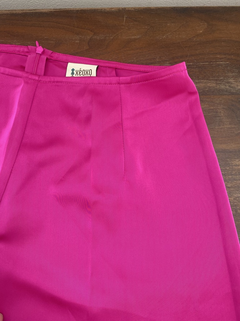 XÉO XỌ-QUẦN LỤA TRƠN HỒNG TÍM MÀU 59(2103) (XS)