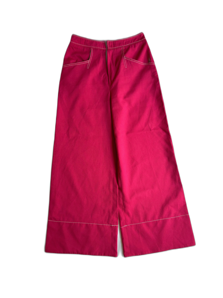 MONO TALK-WIDE-LEG PANTS