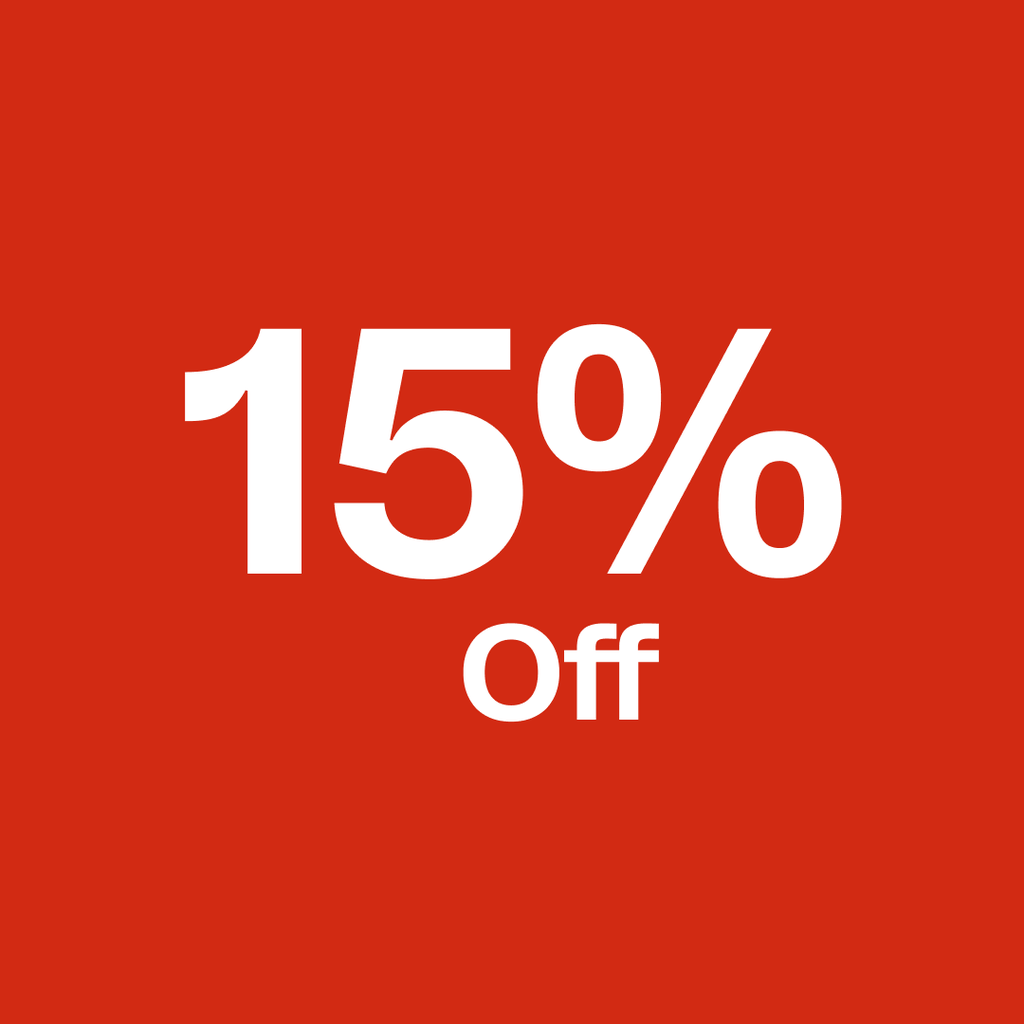 15% on specific products