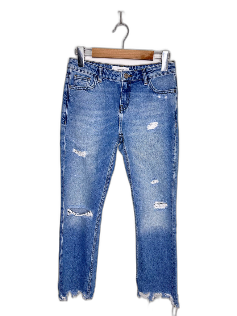 MANGO-STRAIGHT-FIT JEANS