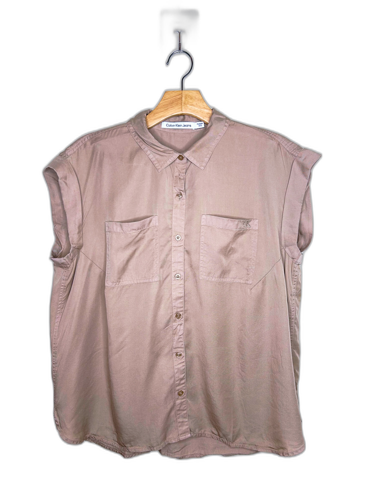 CALVIN KLEIN-SLEEVELESS TOP