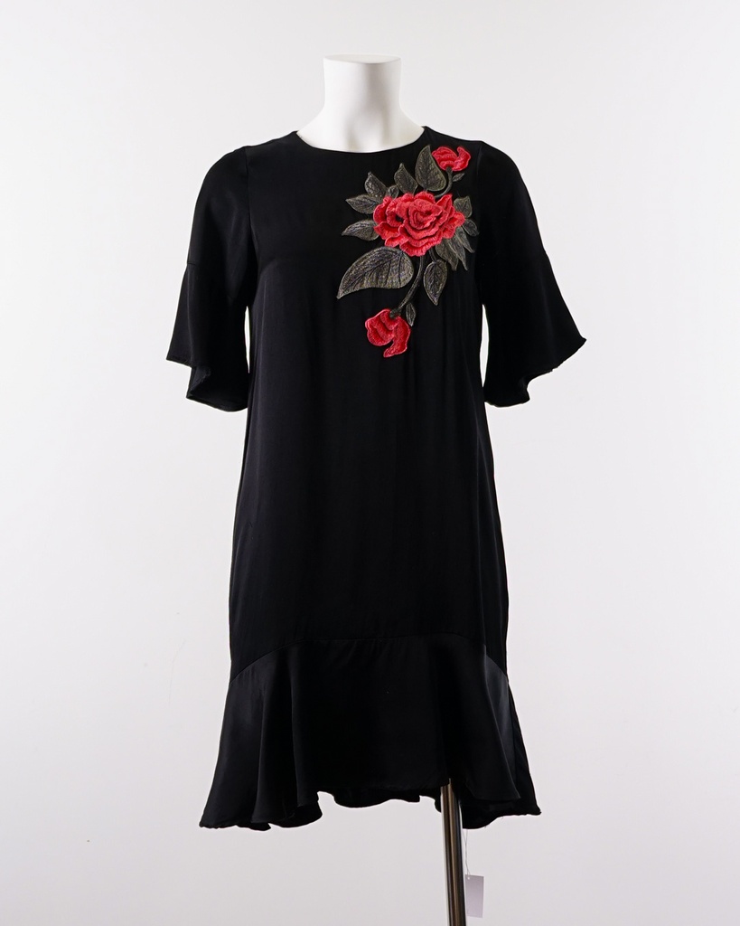 ZARA BASIC-MIDI DRESS