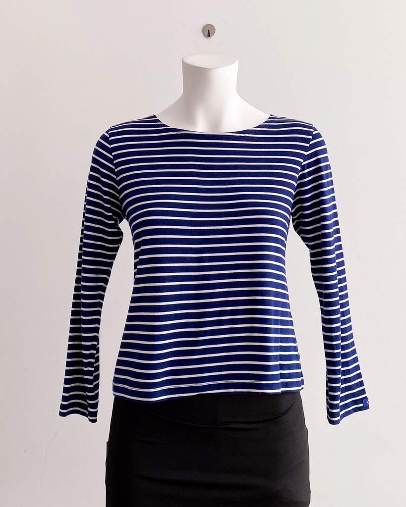 THE BLUE T SHIRT-LONG_SLEEVES TOP