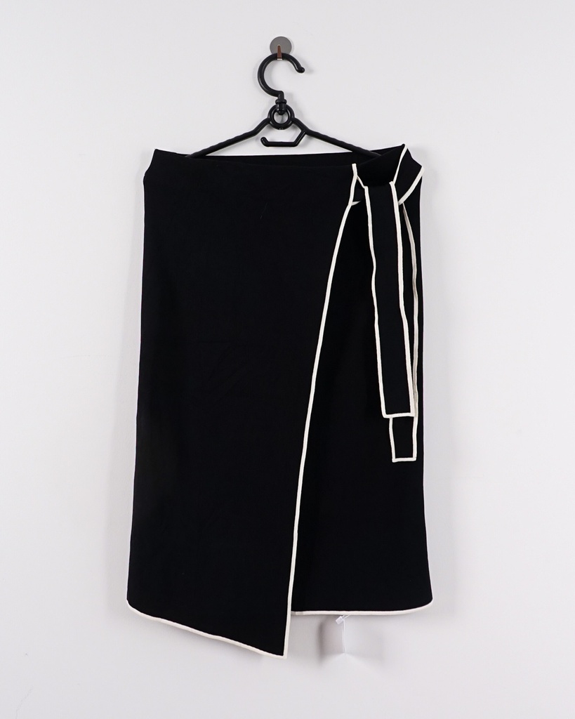 MASSIMO DUTTI-MIDI SKIRT