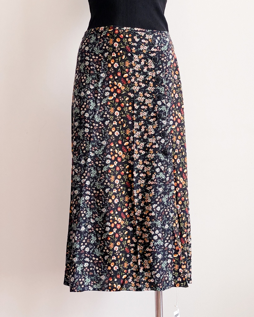 STRADIVARIUS-MIDI SKIRT