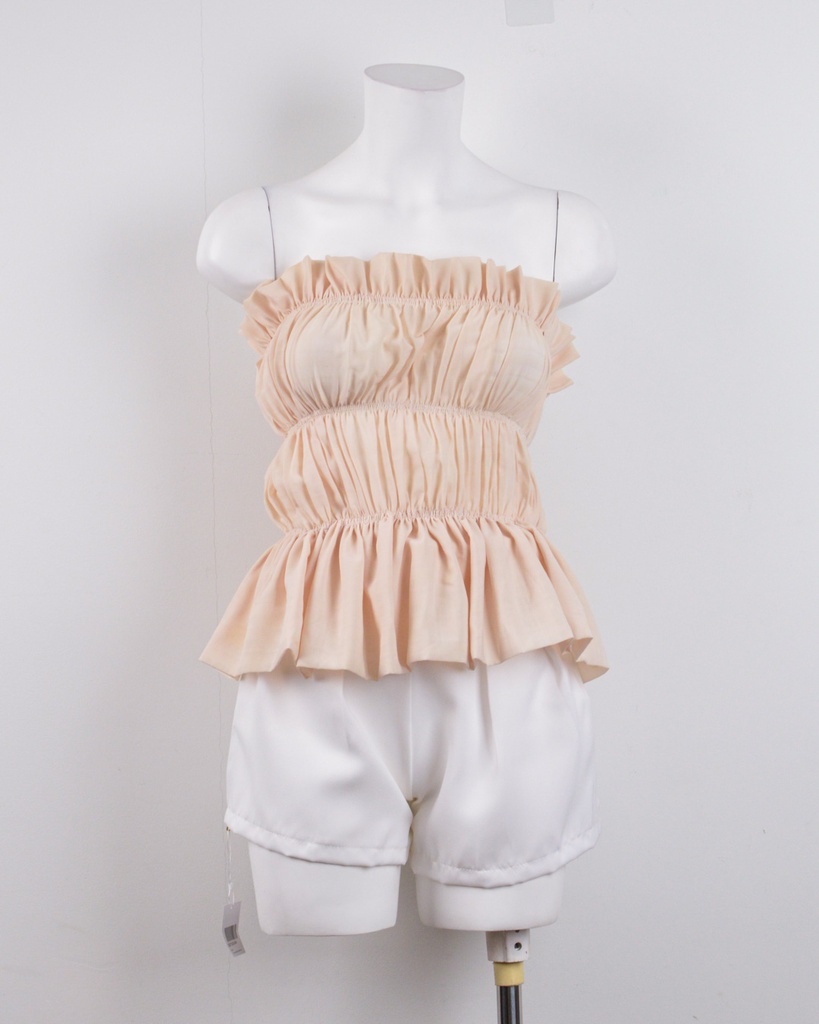 ROSE-SLEEVELESS TOP (TANKTOP/TUBE TOP)