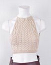 GUIZIO-KNITWEAR CROPTOP