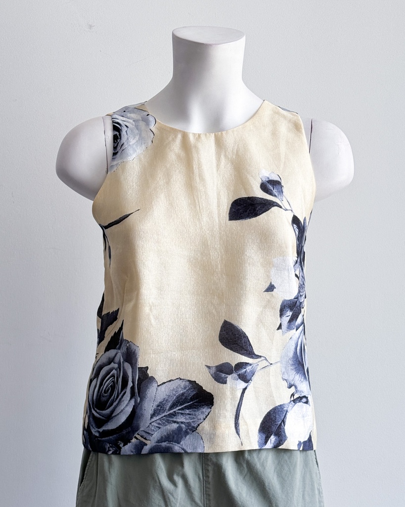 BLANC & NOIR-SLEEVELESS TOP (TANKTOP/TUBE TOP)