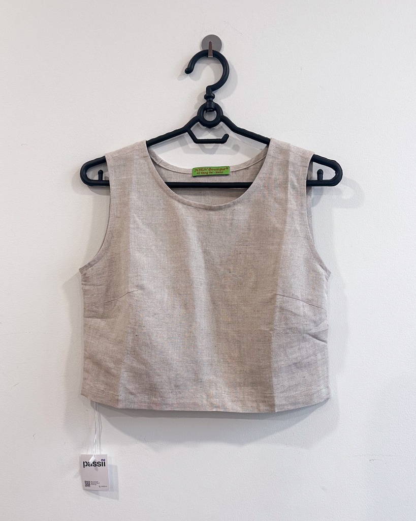 UNKNOWN-SLEEVELESS TOP (TANKTOP/TUBE TOP)