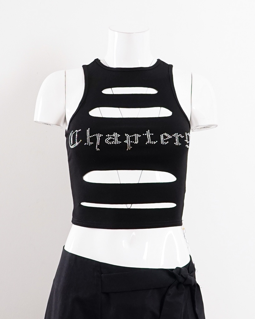 UNKNOWN-SLEEVELESS TOP (TANKTOP/TUBE TOP)