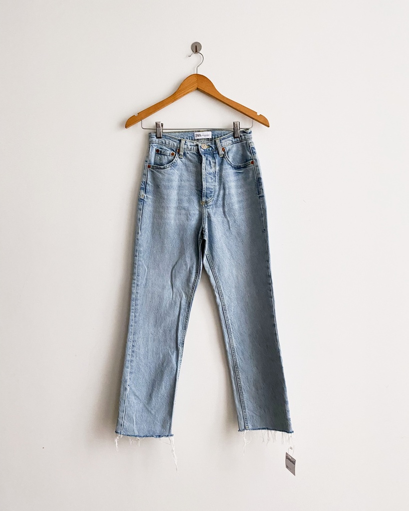 ZARA-JEANS LƯNG CAO