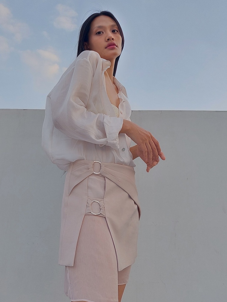 KHAAR.WORLD-BABY POWDER SKIRT