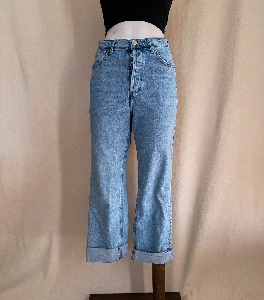 ZARA-STRAIGHT-FIT JEANS
