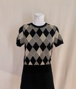 ZARA KNIT-SHORT SLEEVES TOP