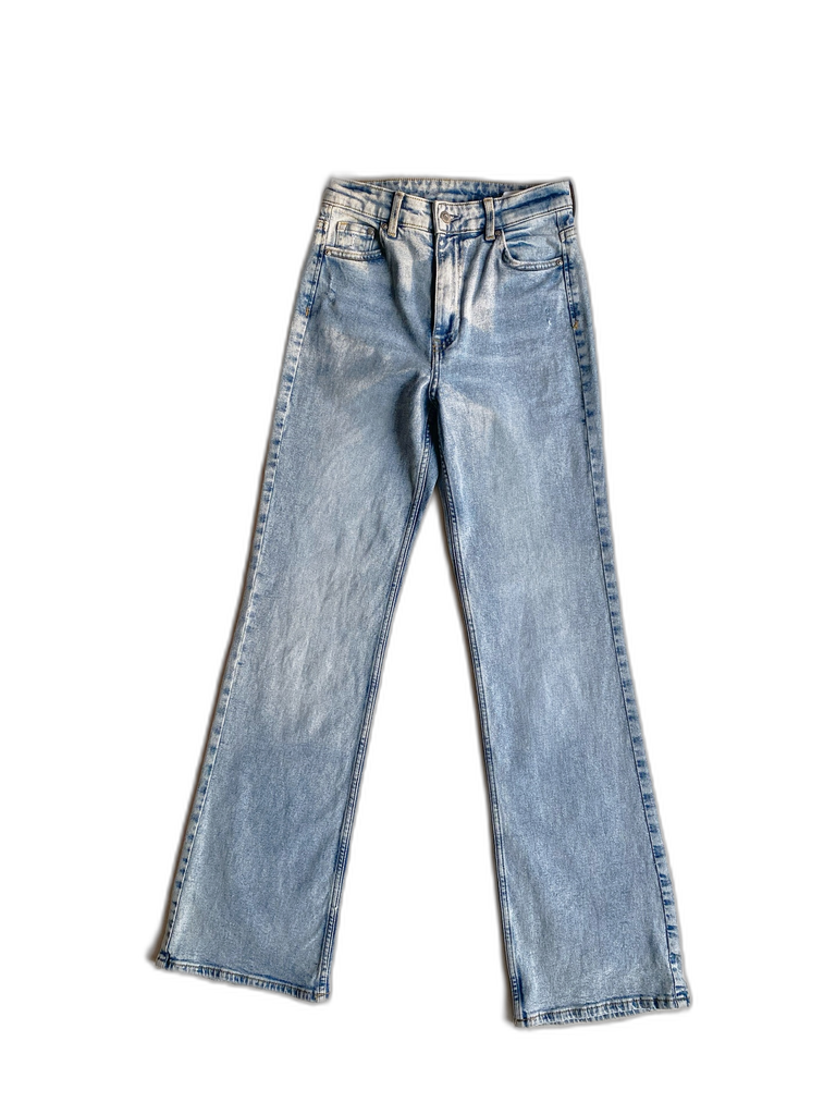 H&M-HIGH-RISE JEANS