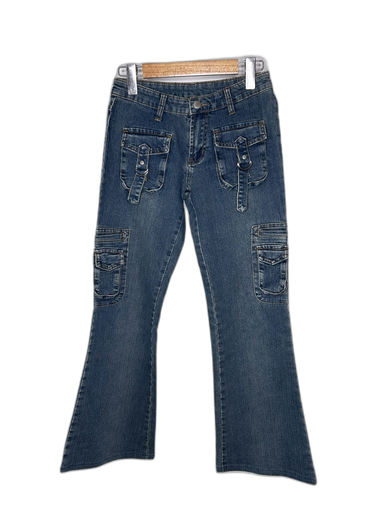 [S07709C-003] UNKNOWN-FLARE JEANS